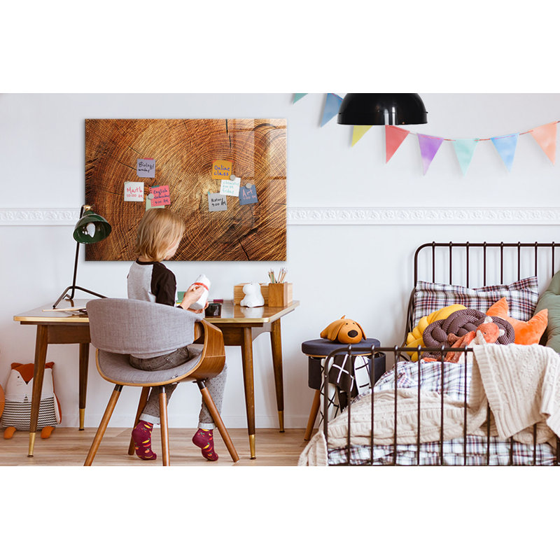 Magnetic Glass Photo Memo Board