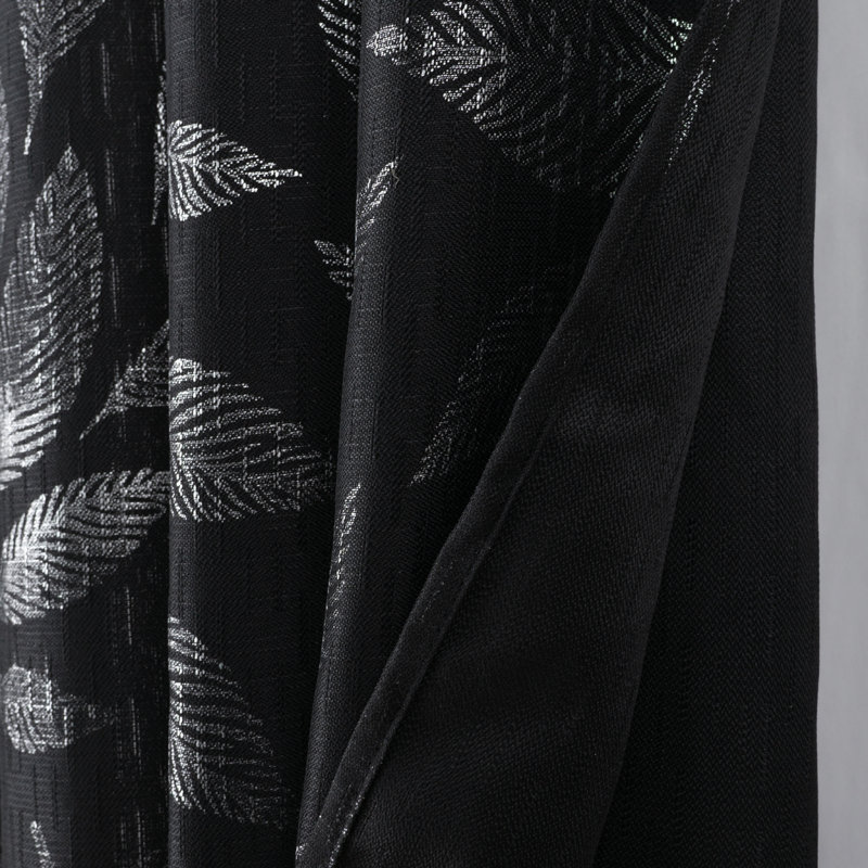 Ensemble de rideau de fenêtre Bexley, Noir
