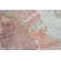 Mineral Abstract Area Rug in Red Orange