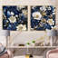 Clamart - Ensemble de 2 collages carrés floraux-101845929-101845932