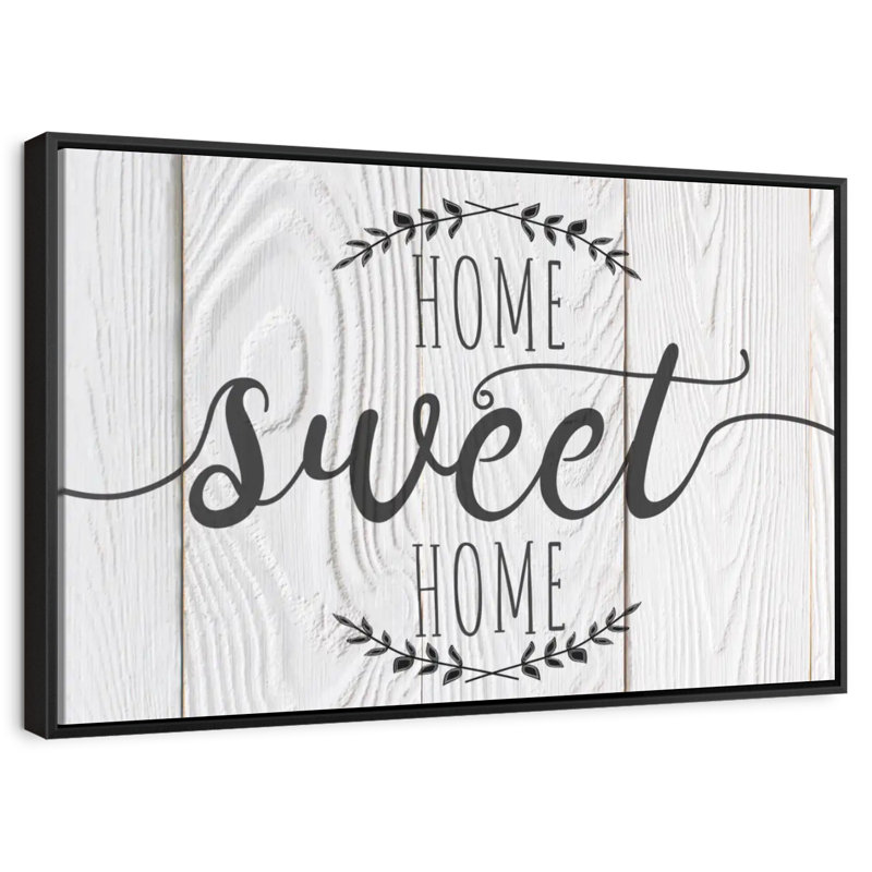 Tergel Home Sweet Home, typographie VI, H 21 po x l 31 po