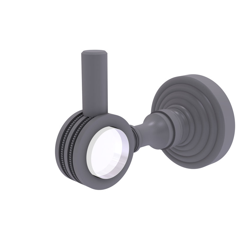 Jarrell Wall Mounted Robe Hook, Matte Gray