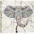 Retro Multicolor Tribal Elephant - Wrapped Canvas Graphic Art Print-56420099