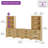 Modular Kitchen Pantry With 12-Drawer Cabinets, 74.2" Tall Wood Open Storage Cupboard, Farmhouse Pantry Cabinet With Adjustable Shelf For Dining Room,Living Room, Oak-220335226