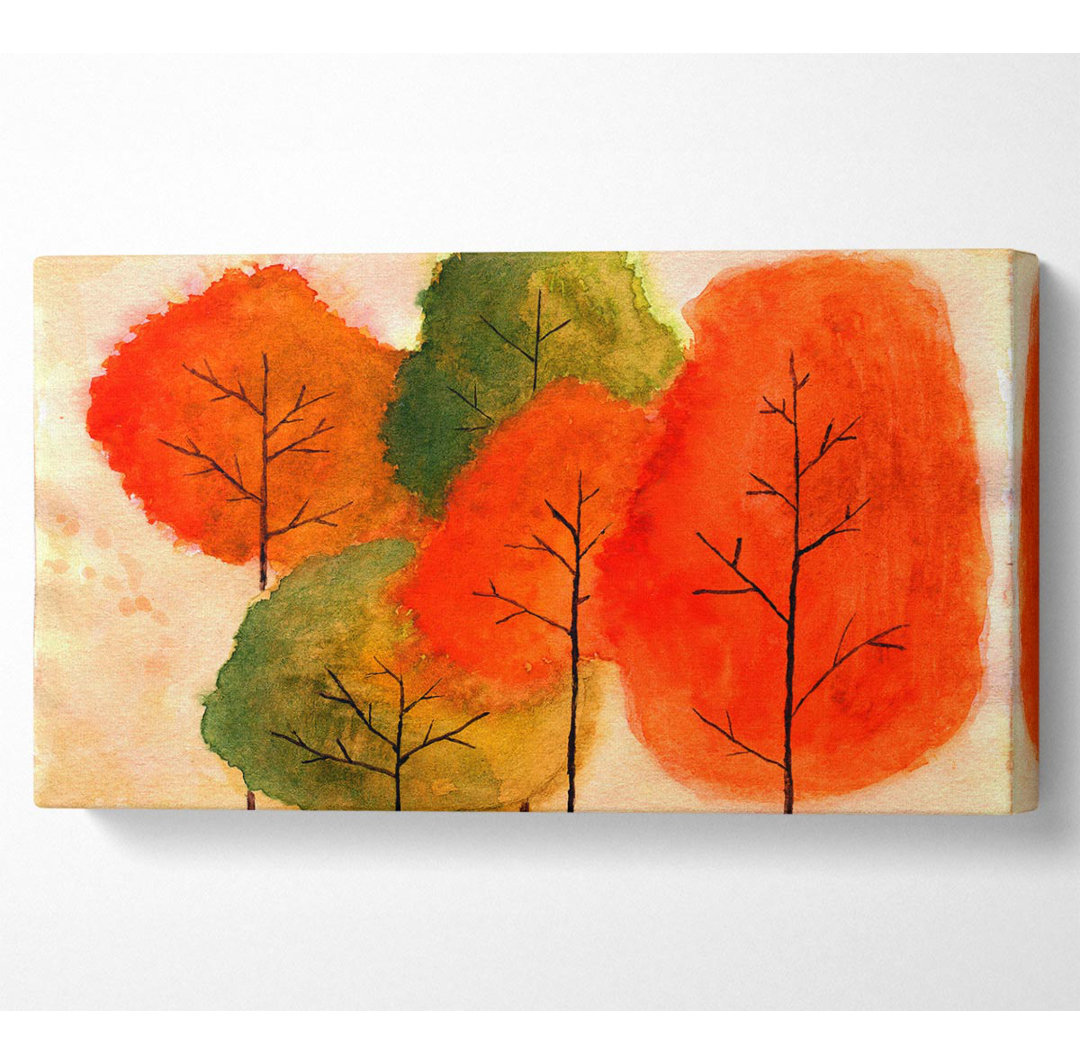 Tiradentes Autumn Trees 1 - Kunstdrucke auf Leinwand