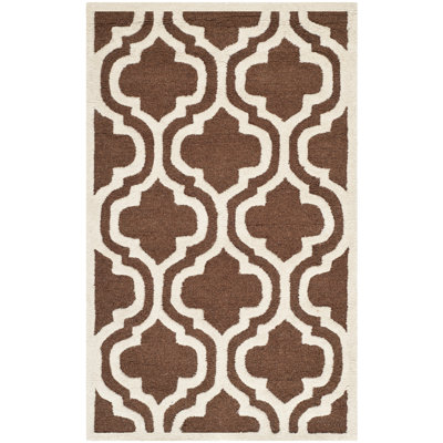 Tapis en laine touffeté à la main Cannen
