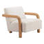Chaise d'appoint Suublem Coton Blanc