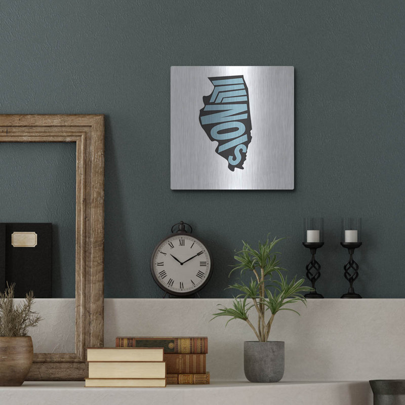 'Illinois 2' by Art Licensing Studio Wall Art