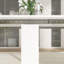 Table à manger extensible moderne avec rangement 98,43 po-953613418