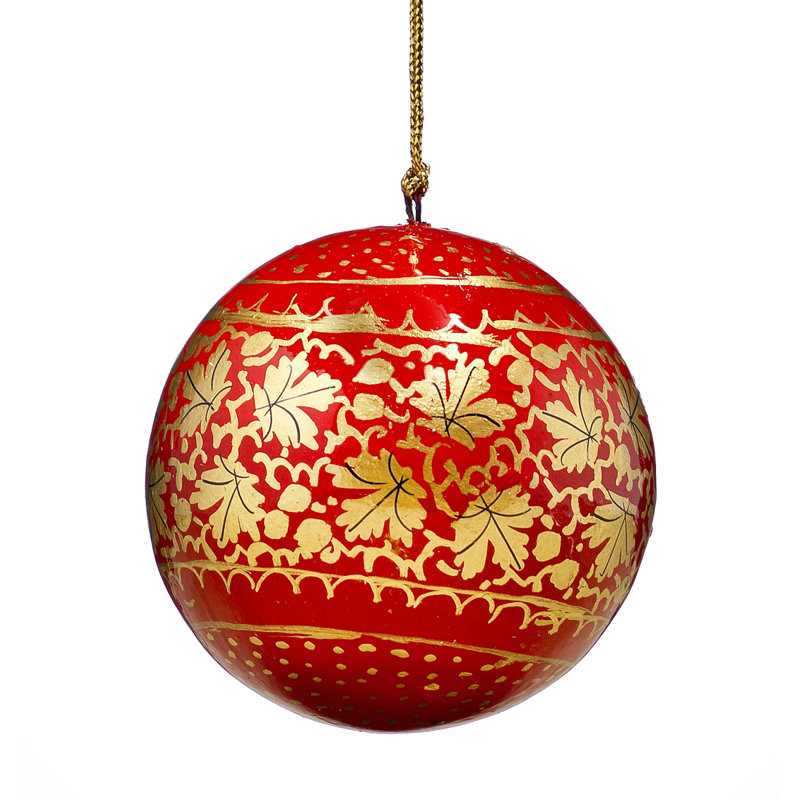 7.62cm Handmade Paper Plants & Flowers Bauble