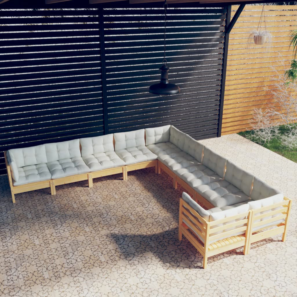 Gartenecksofa Hrissoula mit Kissen