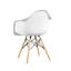 Chaise de salle à manger en plastique Hermina avec pieds en bois de hêtre-1802744511-1841544046