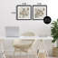«Neutral Lustrous Pivoines», ensemble de 2 reproductions encadrées sous verre, design par Aria K.-1027126284-1027126287