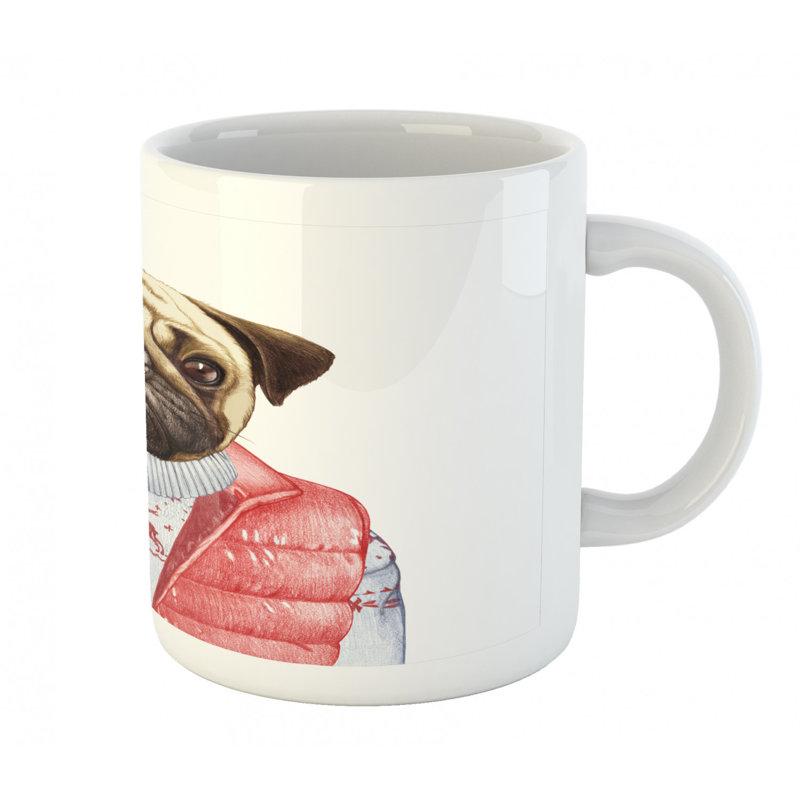 Grande tasse à café carlin