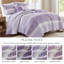 Ensemble de courtepointe en microfibre sans allergènes pour un décor de chambre à coucher élégant