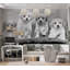 Papier peint animaux - Quatre chiots-988517280