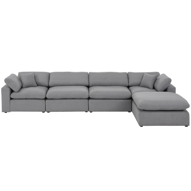 Bania Upholstered L-Shaped Sectional Reversible