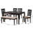 6 - Person Four Leg Dining Set-274889571-274889570