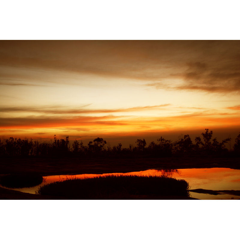 Wonderful Sunset - Wrapped Canvas Print, 30cm H x 46cm W x 3.8cm D