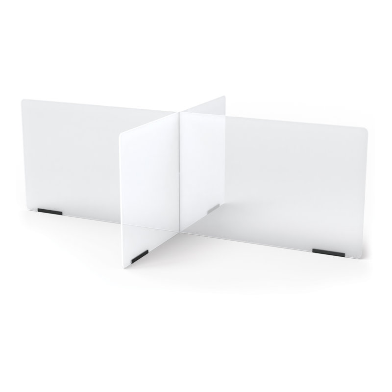 Jonti-Craft® See-Thru - 4 séparateurs de table, H 16 po x l 47,5 po x P 29,5 po