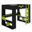 Loft Bed with Integrated Power Station, USB/Type-C Charging Ports, and Customizable RGB Lighting System-2038415973