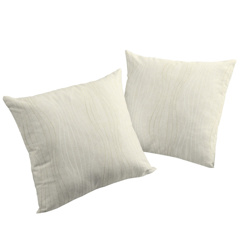 Bronis Square Cushion Cover, Cream Gold, 50cm x 50cm