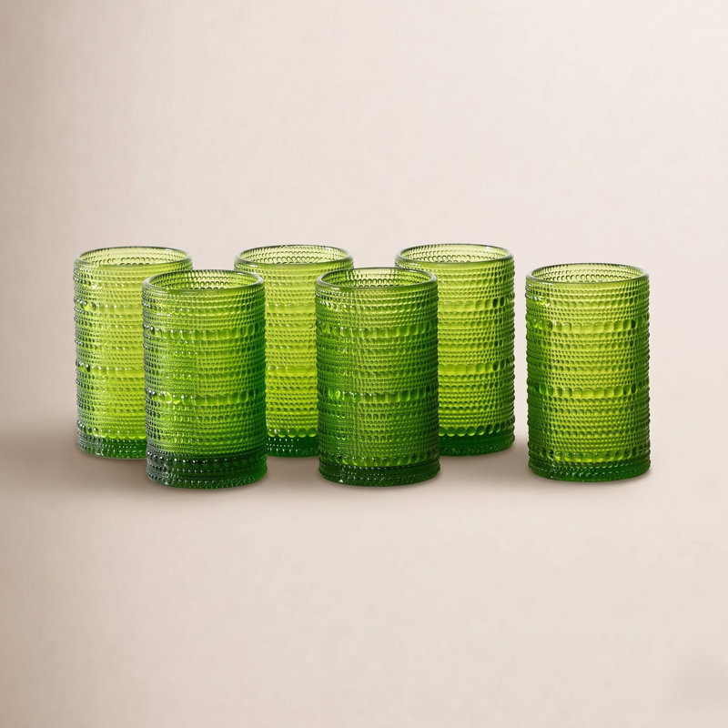Jupiter Drinking Glass, 13 oz., Fern