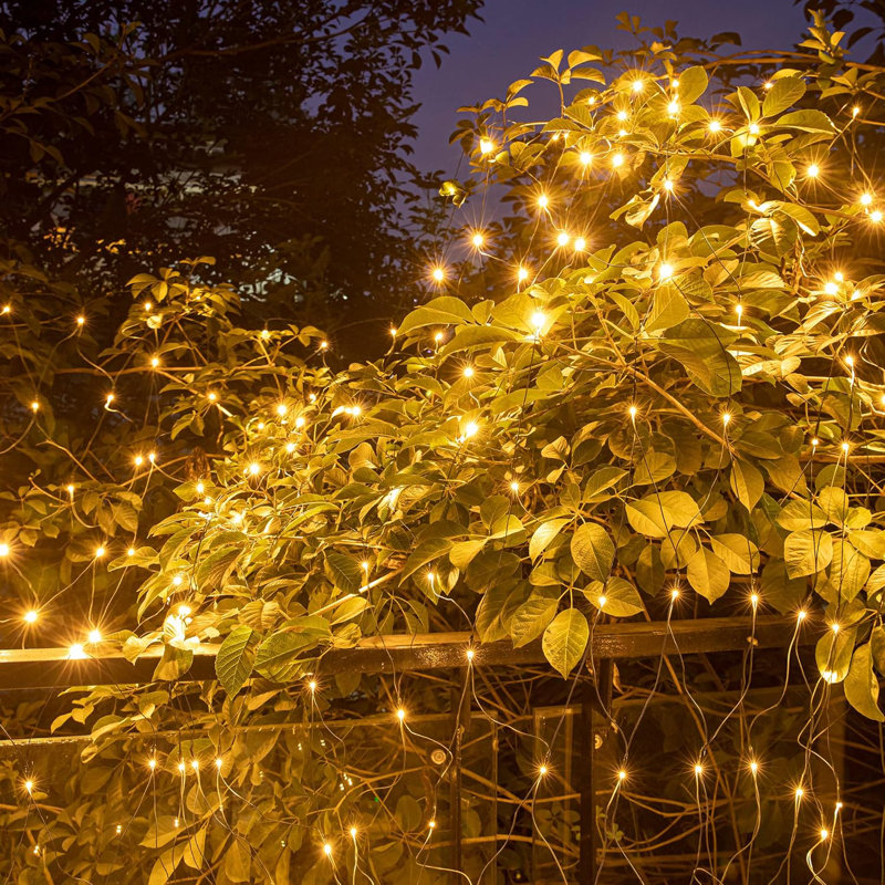 200 LED 9.8 FT x 6.6 FT Fairy String Light, Warm White