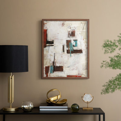 City Blocks I Framed Print - Solid Wood