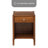 Pablo Solid Wood Nightstand