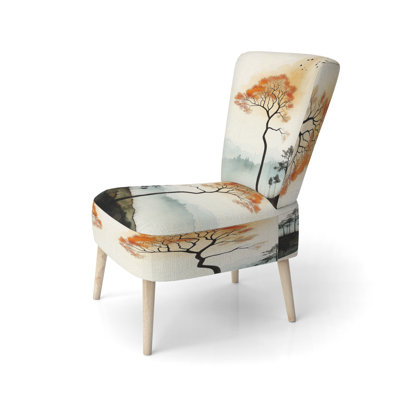Tree Accent Chair - Warm Oak Ember Tree Hills Side Chair