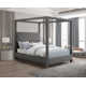 Upholstered Canopy Bed