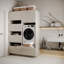Freestanding Bathroom Storage Furniture Set