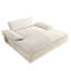 Méridienne double surdimensionnée de 80 po avec siège profond, accoudoirs larges et coussins amovibles Sheen-131164898