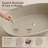 67" Solid Surface Freestanding Soaking Bathtub, Oval Khaki Matte Finish