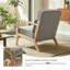 Upholstered Chenille Armchair-171008052