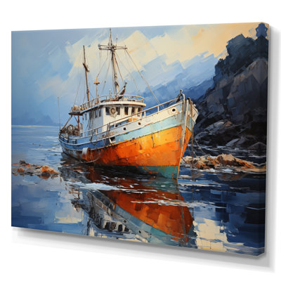 Fishing Boat Dreamy Regatta I - Transportation Canvas Prints