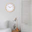 Donner 12'' Solid Wood Wall Clock-283889638