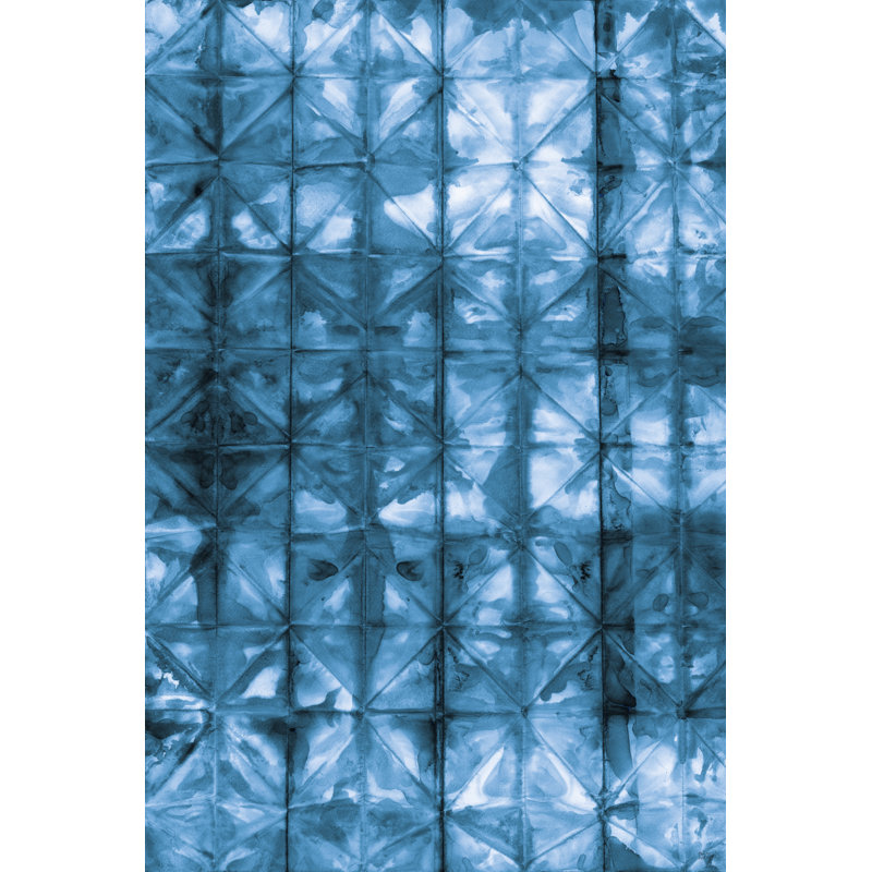 Kanari V Indigo by Melissa Averinos - Wrapped Canvas Painting, 46cm H x 30cm W x 3.8cm D