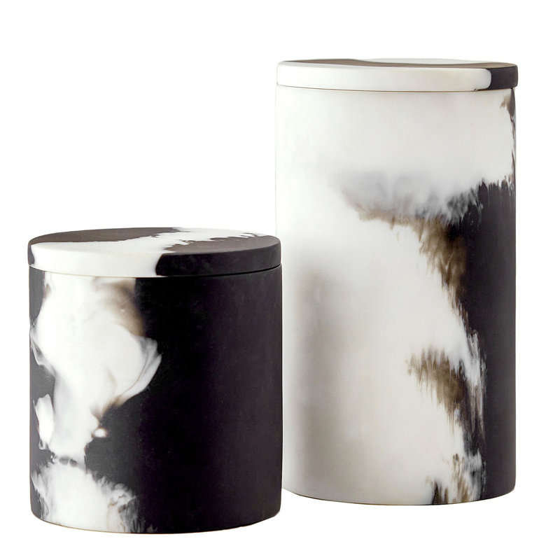 Hollie Round Containers, Set Of 2