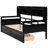 Twin Size Daybed In Finish, With Solid Wood Slats And Storage Options , Functional Facilities-1248248310-1248248308