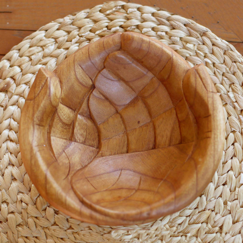 Hand Carved Wood Catchall