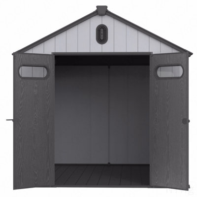 Remise de rangement en plastique pour jardin