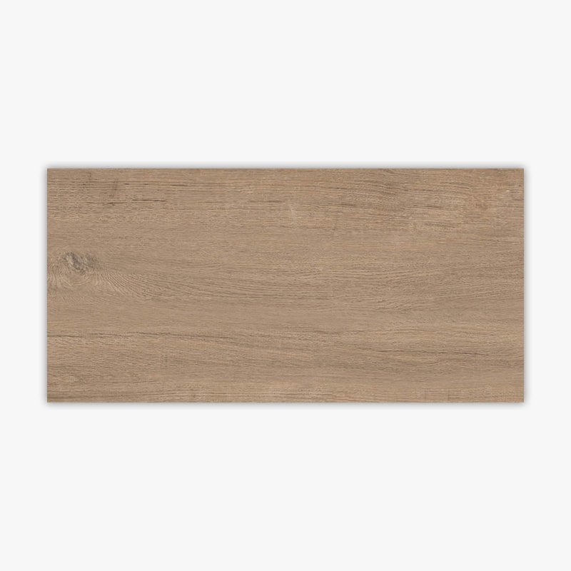 Auma Oak 24 in. x 48 in. Matte Porcelain Tile, Brown