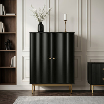 Ajasia 2 - Door Rectangle Accent Cabinet