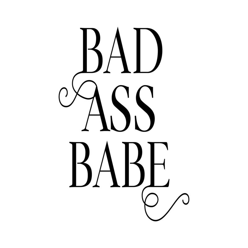 Bad Ass Babe by Honeymoon Hotel - Wrapped Canvas Print, 152.5 cm H x 101.5 cm W