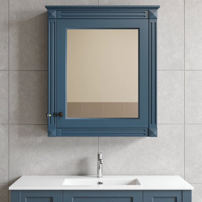 24" x 27" Medicine Cabinet with Mirror | Wall-Mounted Bathroom Storage Cabinet with Adjustable Shelf & Soft-Close Hinge | Over-the-Toilet Space Saver with 3 Adjustable Shelves | Modern Design