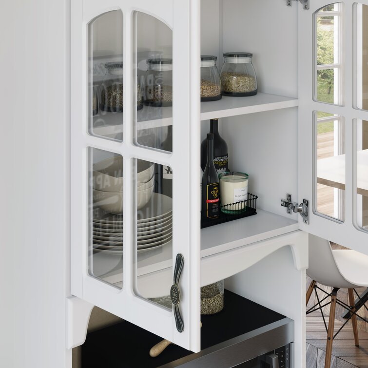 Elinna 48.4 Kitchen Pantry Winston Porter Finish: White