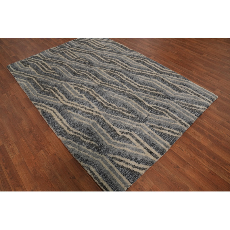 Tapis marocain à motif géométrique 5 x 8