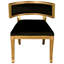 Chaise d'appoint Mavro Klismos